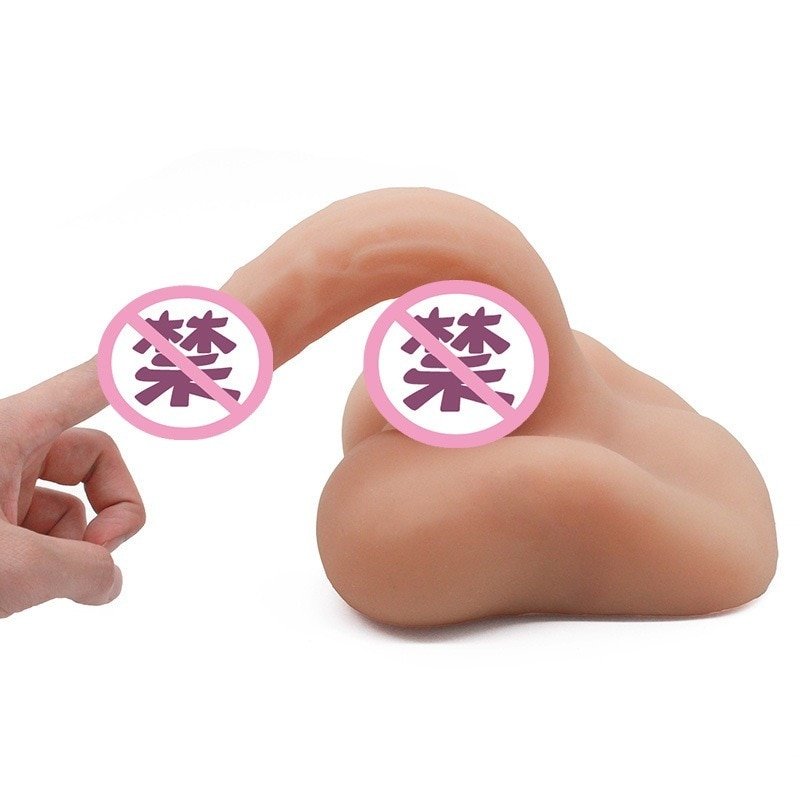 Boneco Erótico Tronco Masculino Realista Pênis Longo 18cm - Image 4