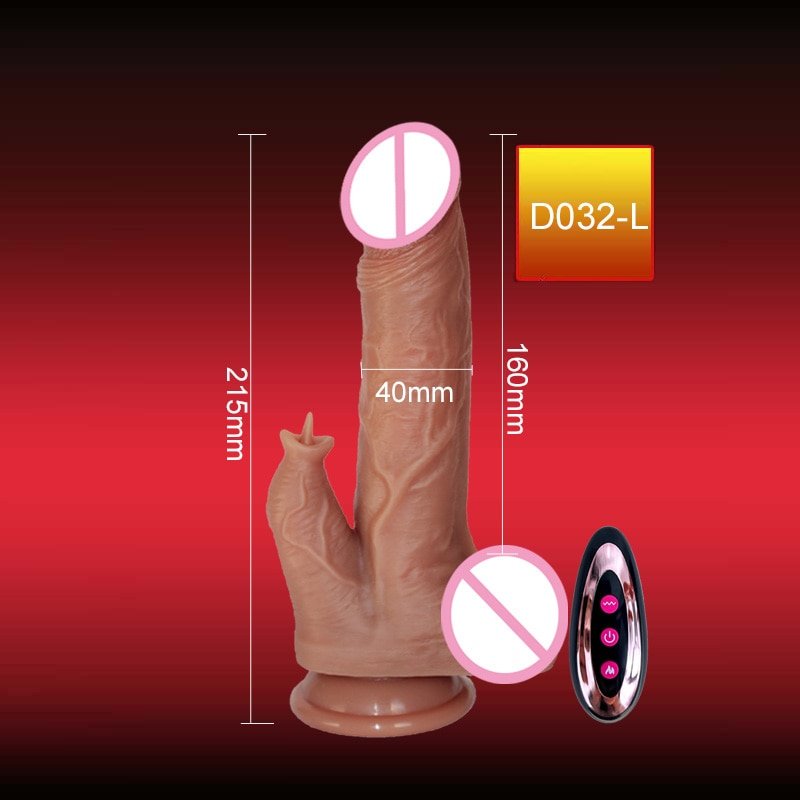 Vibrador grande com língua Estimulação dupla - Image 7